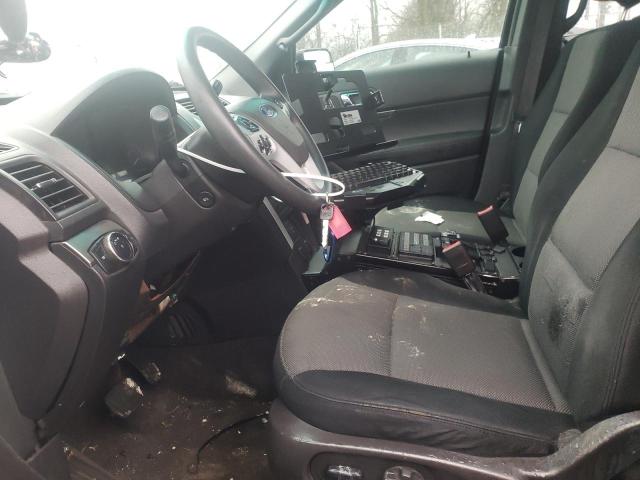 1FM5K8AR8DGA88929 - 2013 FORD EXPLORER POLICE INTERCEPTOR შავი ფოტო 7