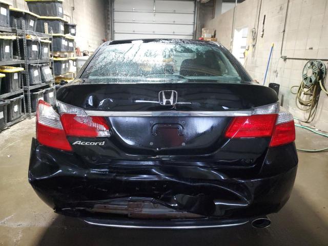 1HGCR2F33DA025640 - 2013 HONDA ACCORD LX BLACK photo 6