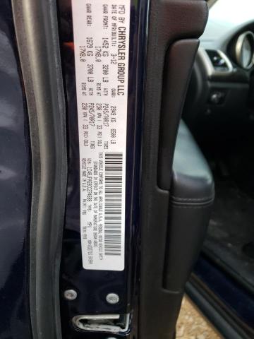 1C4RJFAG9CC274688 - 2012 JEEP GRAND CHER LAREDO 蓝色 照片 13