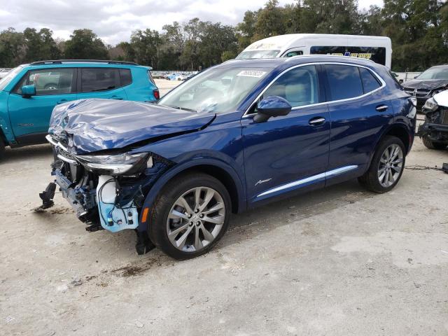 LRBFZRR4XND162033 - 2022 BUICK ENVISION AVENIR BLUE photo 1