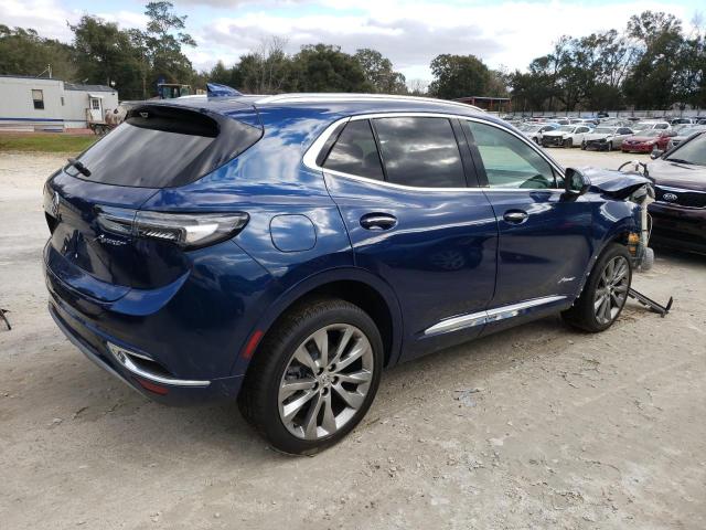 LRBFZRR4XND162033 - 2022 BUICK ENVISION AVENIR BLUE photo 3