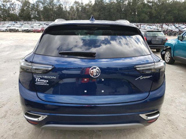 LRBFZRR4XND162033 - 2022 BUICK ENVISION AVENIR BLUE photo 6