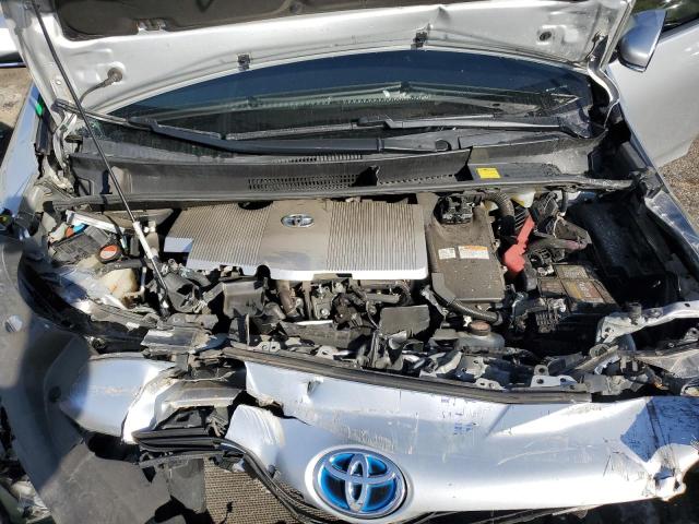 JTDKBRFU3G3014212 - 2016 TOYOTA PRIUS SILVER photo 11