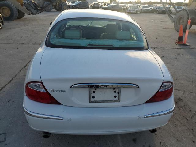 SAJEA01T24FN00032 - 2004 JAGUAR S-TYPE WHITE photo 6