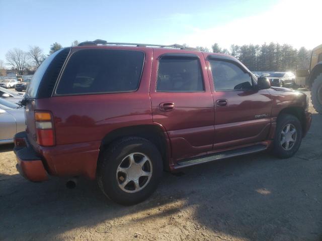 1GKEK63U61J181154 - 2001 GMC DENALI BURGUNDY photo 3