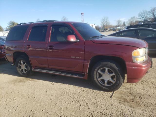 1GKEK63U61J181154 - 2001 GMC DENALI BURGUNDY photo 4