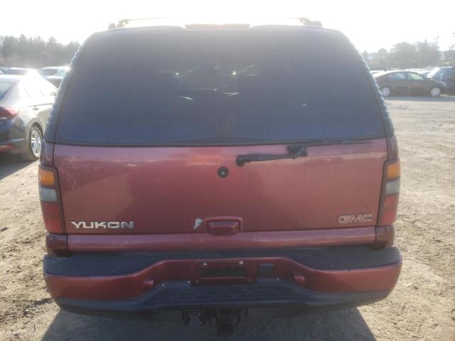 1GKEK63U61J181154 - 2001 GMC DENALI BURGUNDY photo 6