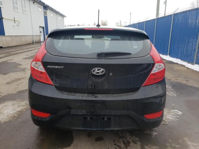 KMHCU5AE2EU156870 - 2014 HYUNDAI ACCENT GLS BLACK photo 6