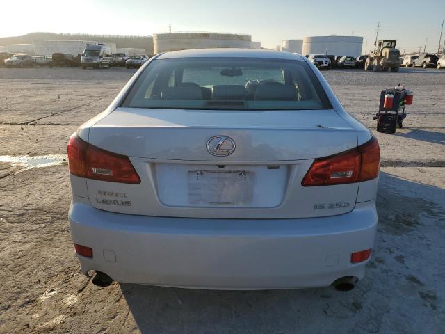 JTHBK262X62012305 - 2006 LEXUS IS 250 WHITE photo 6