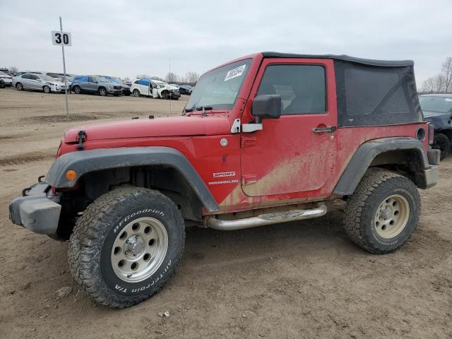 1J4AA2D12AL213039 - 2010 JEEP WRANGLER SPORT RED photo 1