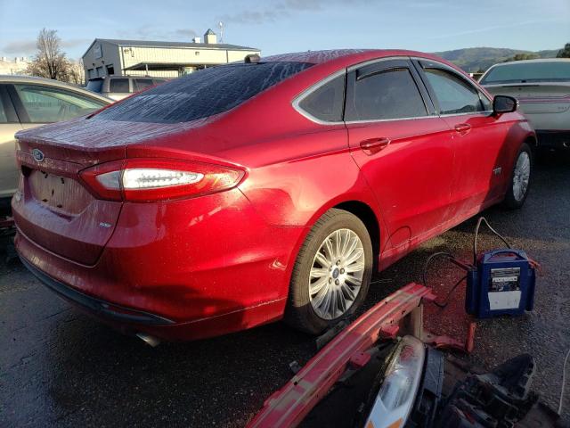 3FA6P0PU1GR304632 - 2016 FORD FUSION SE PHEV RED photo 3