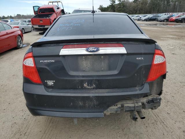 3FAHP0JA5CR448041 - 2012 FORD FUSION SEL BLACK photo 6