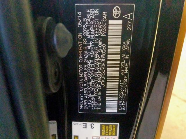 JTKJF5C70F3090260 - 2015 TOYOTA SCION TC  照片 10