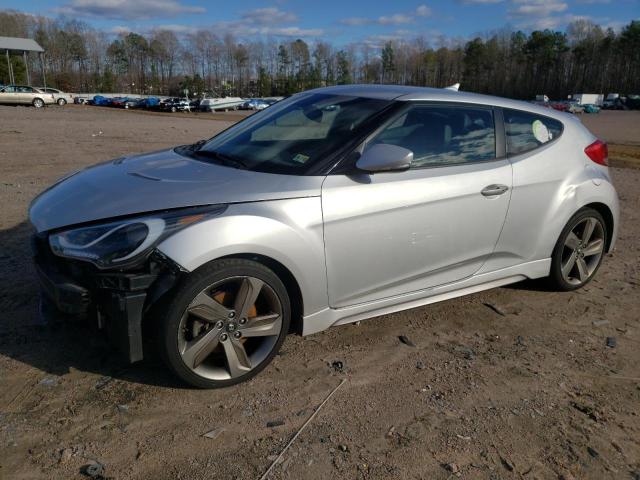 KMHTC6AE9DU099977 - 2013 HYUNDAI VELOSTER TURBO SILVER photo 1