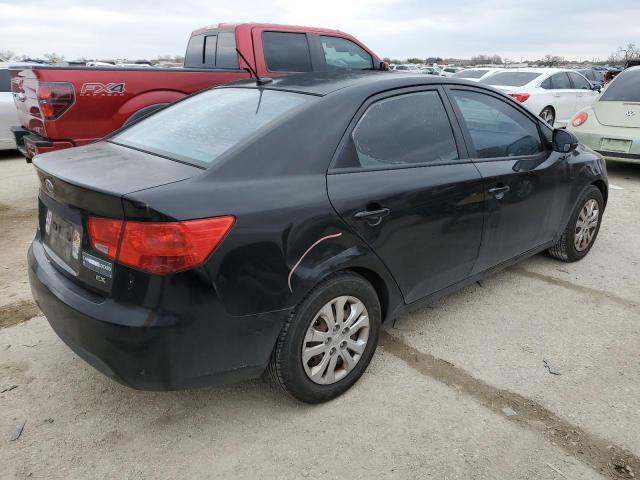 KNAFU4A28C5571018 - 2012 KIA FORTE EX BLACK photo 3