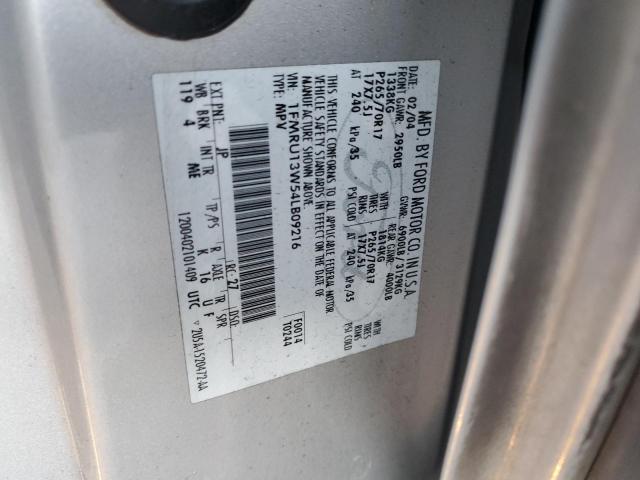 1FMRU13W54LB09216 - 2004 FORD EXPEDITION XLS SILVER photo 13