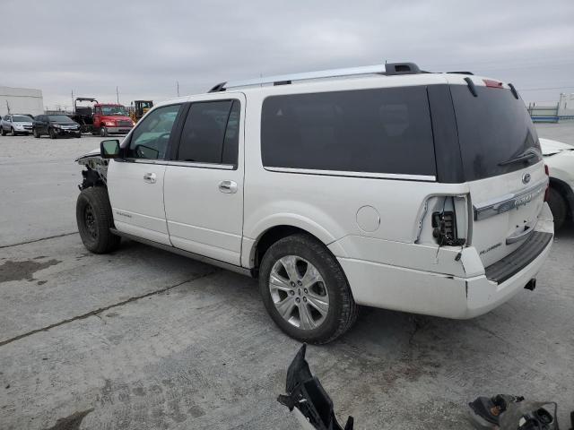 1FMJK1MT5GEF14220 - 2016 FORD EXPEDITION EL PLATINUM WHITE photo 2