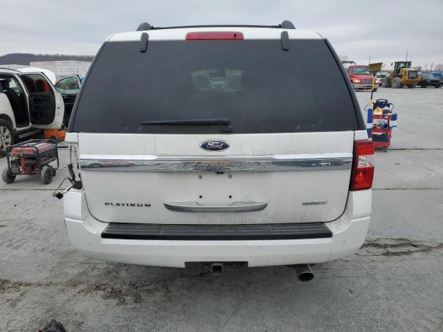 1FMJK1MT5GEF14220 - 2016 FORD EXPEDITION EL PLATINUM WHITE photo 6