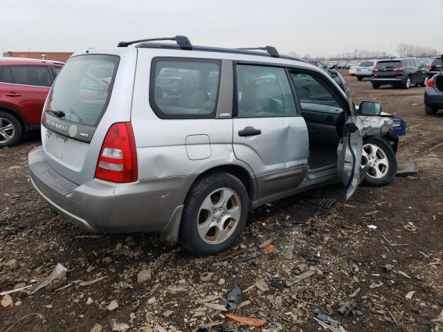 JF1SG65673H758451 - 2003 SUBARU FORESTER 2.5XS ვერცხლისფერი ფოტო 3