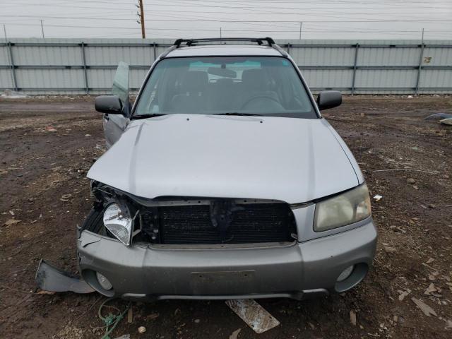 JF1SG65673H758451 - 2003 SUBARU FORESTER 2.5XS ვერცხლისფერი ფოტო 5