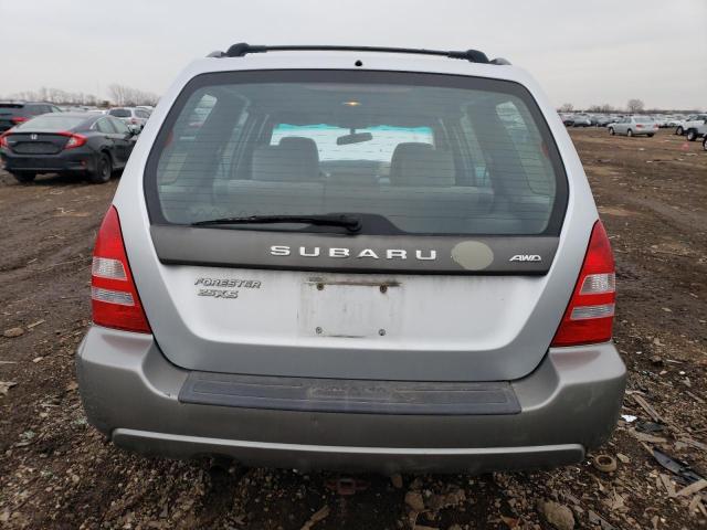 JF1SG65673H758451 - 2003 SUBARU FORESTER 2.5XS SILVER photo 6
