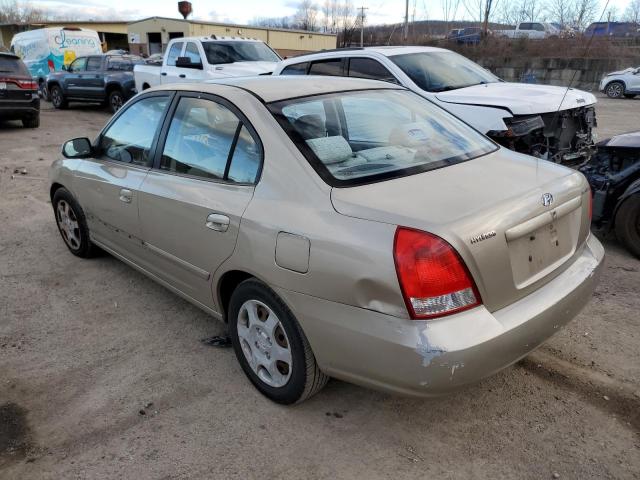 KMHDN45D73U646926 - 2003 HYUNDAI ELANTRA GLS BEIGE photo 2