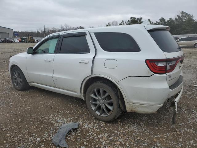 1C4RDHDG7HC774256 - 2017 DODGE DURANGO GT WHITE photo 2