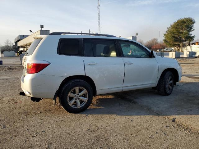 JTEES41A682098879 - 2008 TOYOTA HIGHLANDER WHITE photo 3