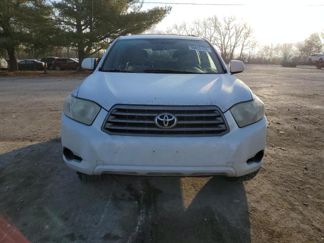 JTEES41A682098879 - 2008 TOYOTA HIGHLANDER WHITE photo 5