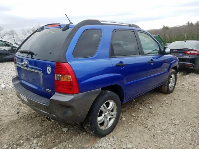 KNDJE723587454690 - 2008 KIA SPORTAGE EX  photo 4