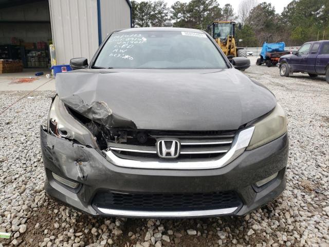 1HGCR2F86DA119815 - 2013 HONDA ACCORD EXL GRAY photo 5