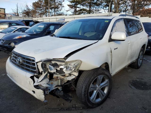 JTEES43A182075636 - 2008 TOYOTA HIGHLANDER SPORT WHITE photo 1