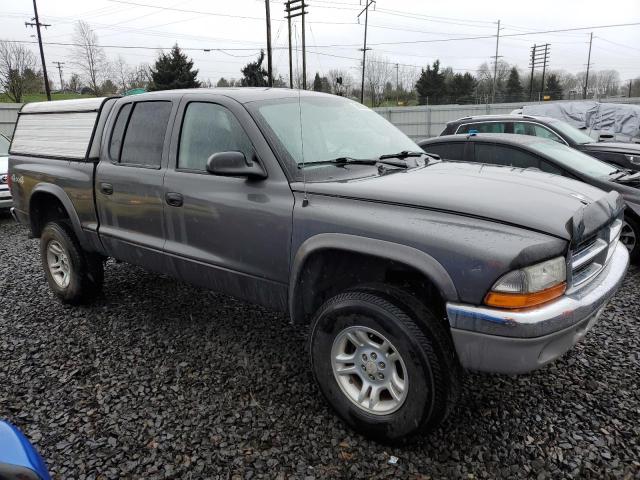 1D7HG48N04S731159 - 2004 DODGE DAKOTA QUAD SLT GRAY photo 4