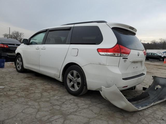 5TDKK3DC3BS063893 - 2011 TOYOTA SIENNA LE WHITE photo 2