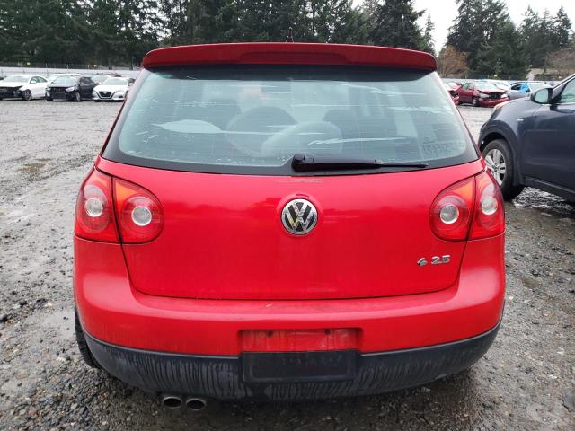 WVWDR71K47W066414 - 2007 VOLKSWAGEN RABBIT RED photo 6