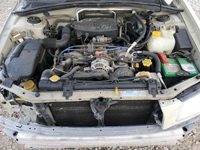 JF1SG65683H760533 - 2003 SUBARU FORESTER 2.5XS ოქროსფერი ფოტო 11