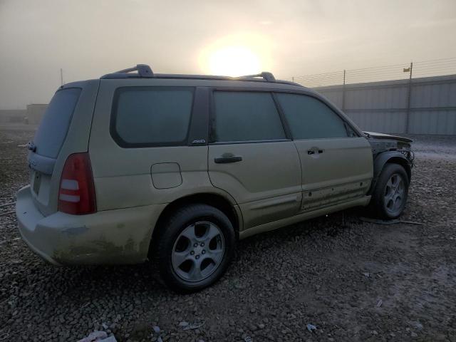 JF1SG65683H760533 - 2003 SUBARU FORESTER 2.5XS ოქროსფერი ფოტო 3