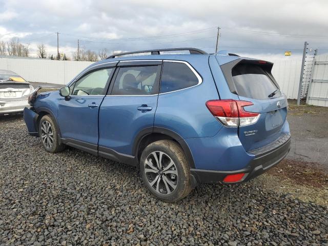 JF2SKAUC1KH501448 - 2019 SUBARU FORESTER LIMITED BLUE photo 2