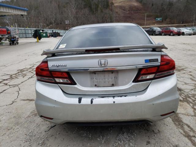 2HGFB2F51DH576718 - 2013 HONDA CIVIC LX SILVER photo 6