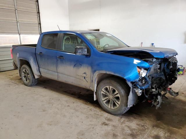 1GCGTDEN7N1132188 - 2022 CHEVROLET COLORADO Z71 BLUE photo 4