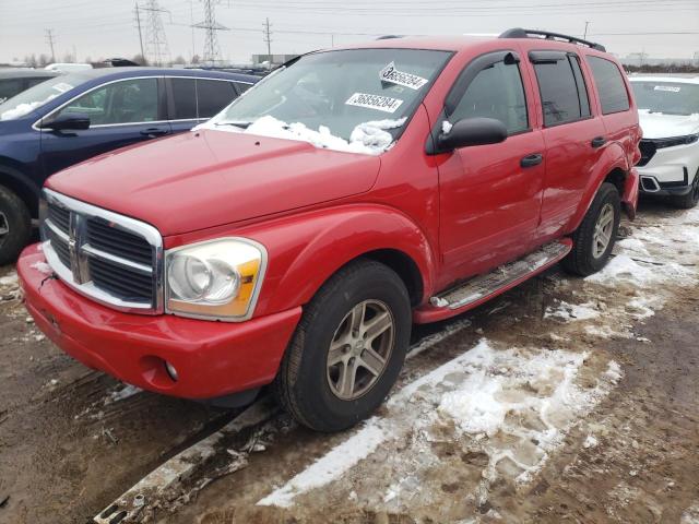 1D4HB48N35F547856 - 2005 DODGE DURANGO SLT RED photo 1