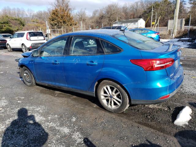 1FADP3F22GL327795 - 2016 FORD FOCUS SE BLUE photo 2