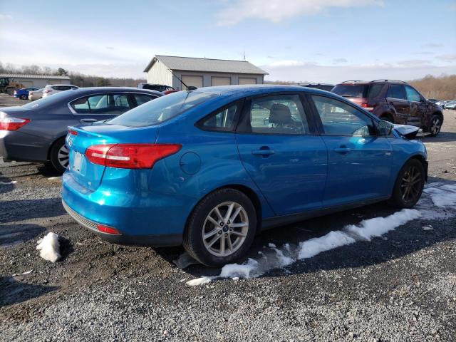 1FADP3F22GL327795 - 2016 FORD FOCUS SE BLUE photo 3