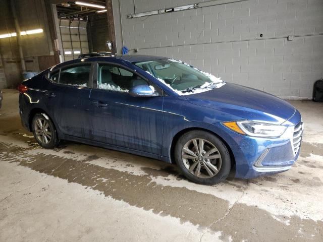 5NPD84LF7HH166144 - 2017 HYUNDAI ELANTRA SE BLUE photo 4