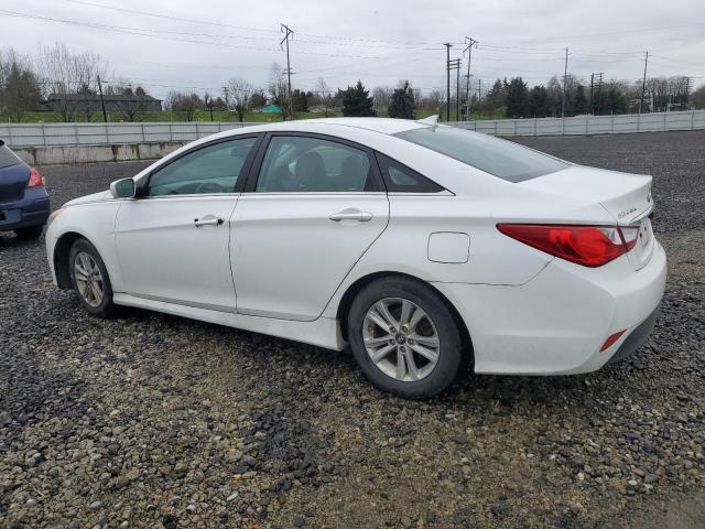 5NPEB4ACXEH852169 - 2014 HYUNDAI SONATA GLS WHITE photo 2