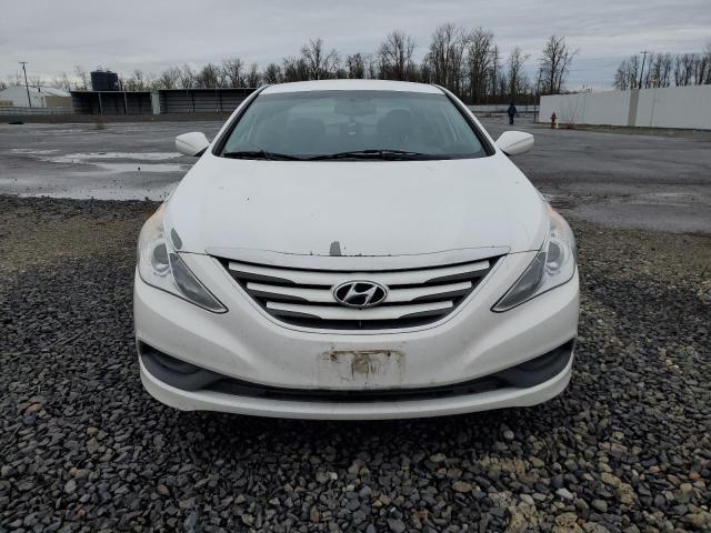 5NPEB4ACXEH852169 - 2014 HYUNDAI SONATA GLS WHITE photo 5