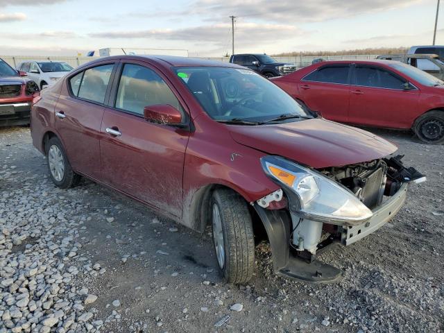 3N1CN7AP8KL861647 - 2019 NISSAN VERSA S RED photo 4