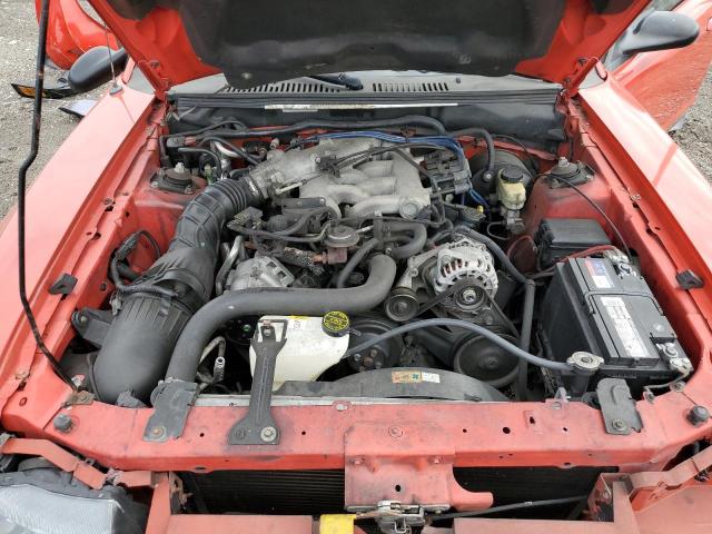 1FAFP40481F240109 - 2001 FORD MUSTANG RED photo 11