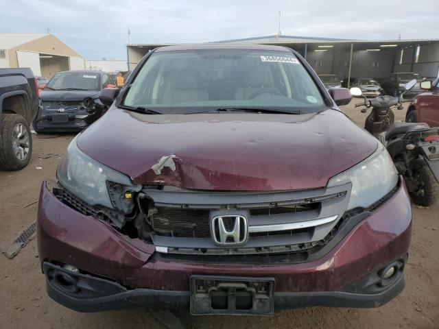 5J6RM4H50DL021531 - 2013 HONDA CR-V EX BURGUNDY photo 5