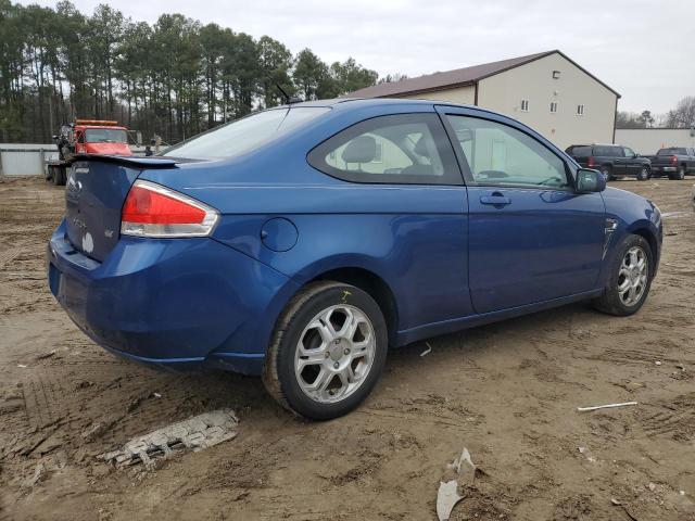 1FAHP33NX8W264221 - 2008 FORD FOCUS SE BLUE photo 3